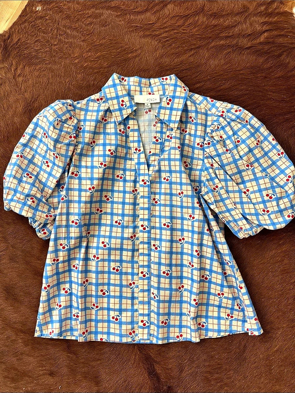 Plaid Short Sleeve Button Down